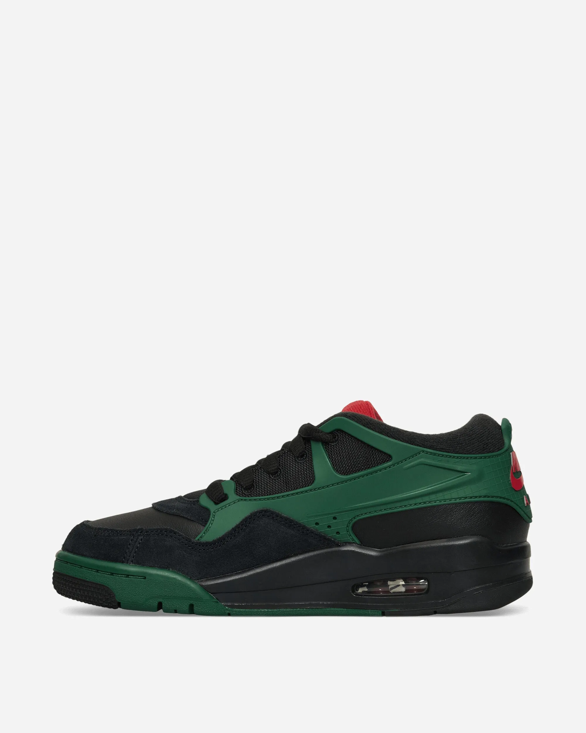 Air Jordan 4 RM Sneakers Black / Gorge Green / Varsity Red