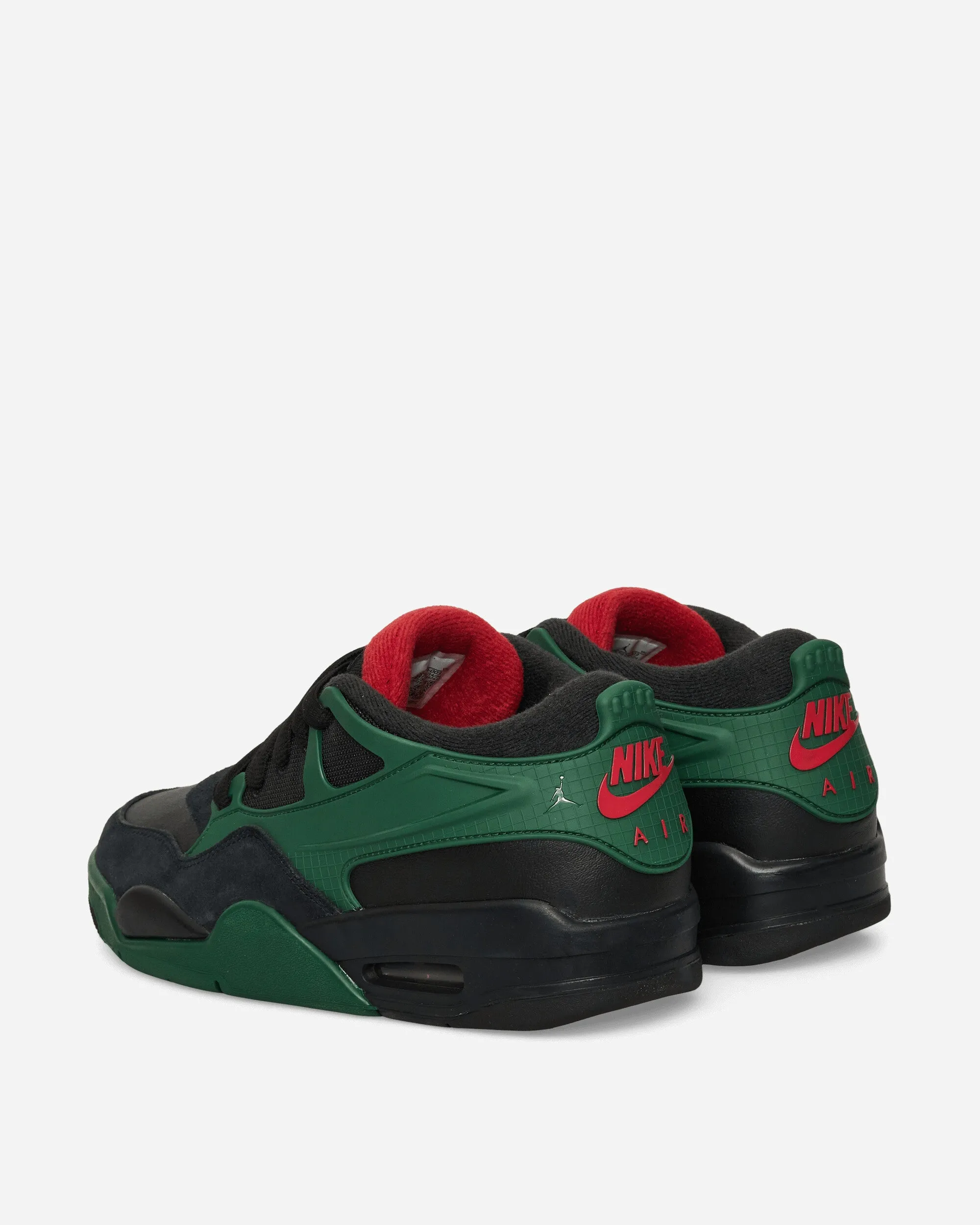 Air Jordan 4 RM Sneakers Black / Gorge Green / Varsity Red
