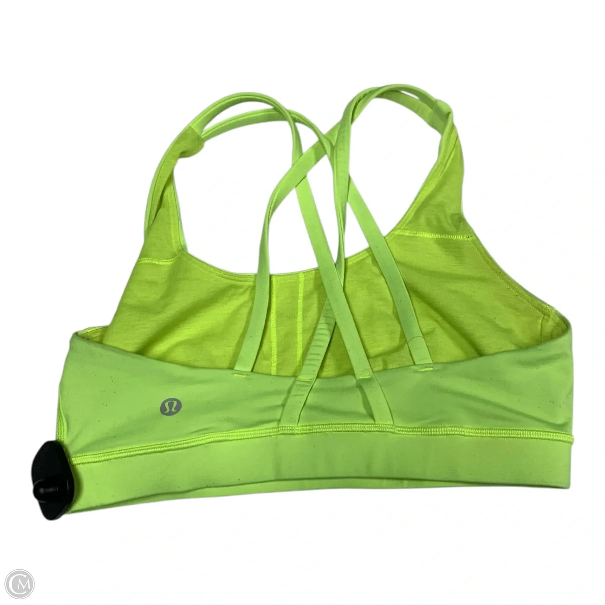 Athletic Bra By Lululemon In Yellow, Size: M