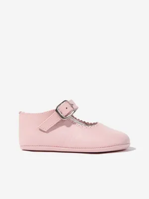 Baby Girls Leather Mary Jane Shoes in Pink