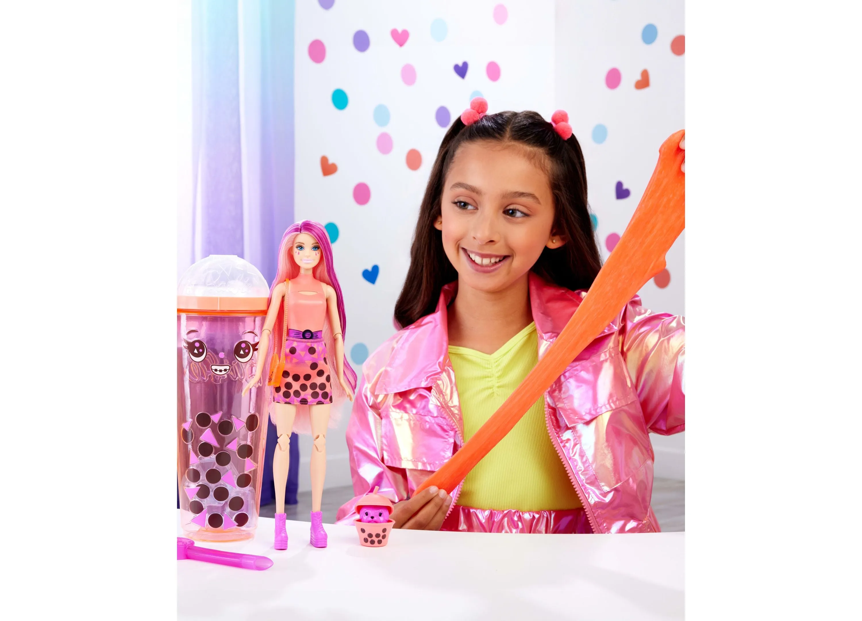 Barbie Pop Reveal Bubble - Mango Mochi Scented Tea Series with Accessories