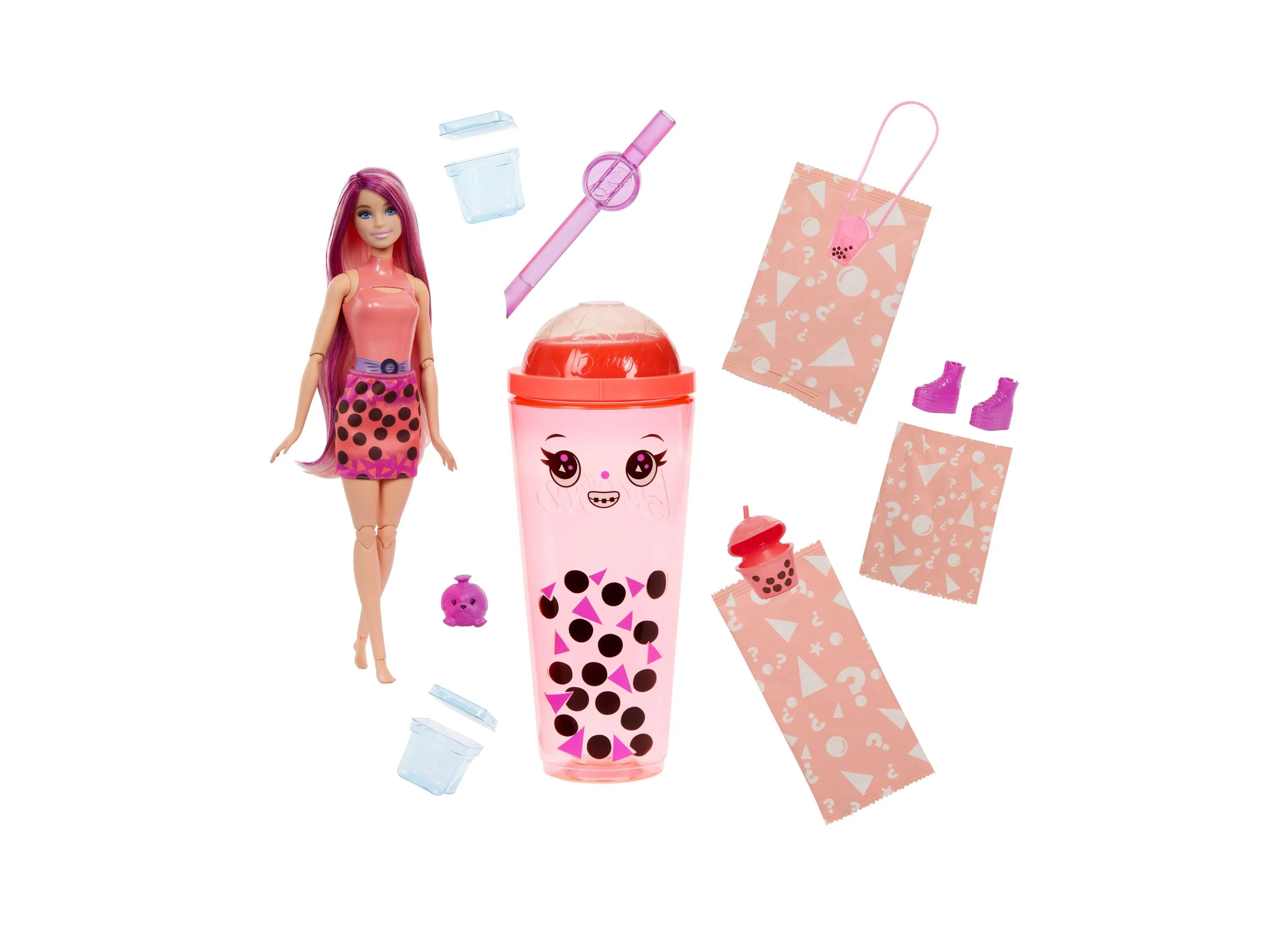 Barbie Pop Reveal Bubble - Mango Mochi Scented Tea Series with Accessories