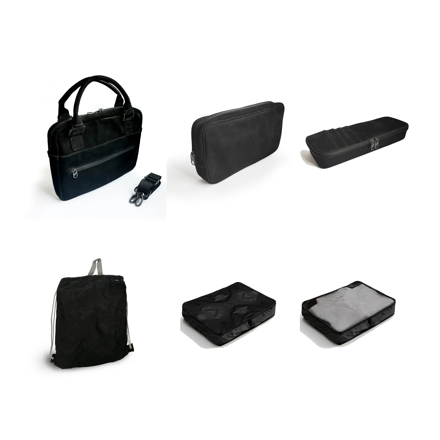 Barmes Carry-on Luggage including Laptop Satchel, Essentials Bag, Sorted Case