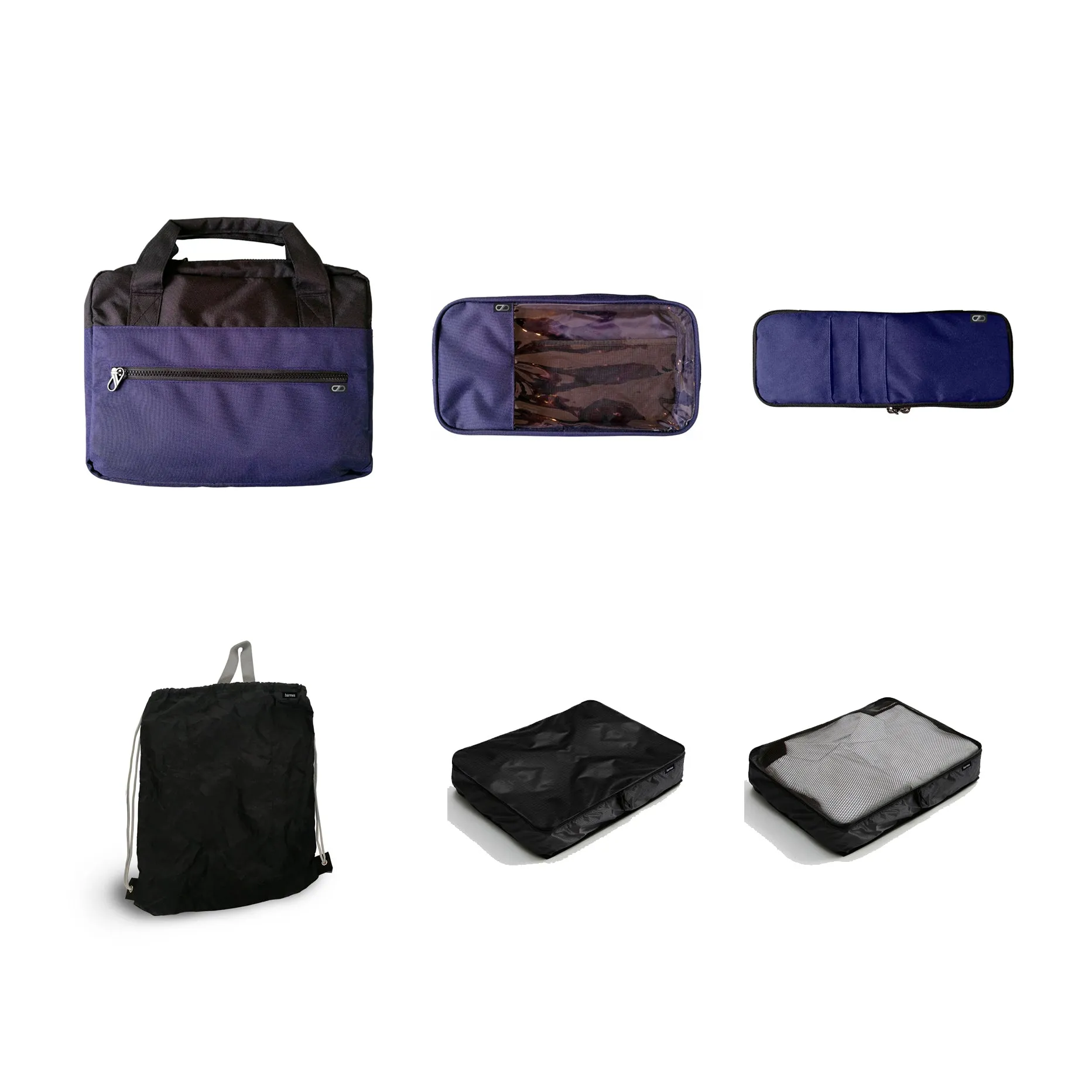 Barmes Carry-on Luggage including Laptop Satchel, Essentials Bag, Sorted Case