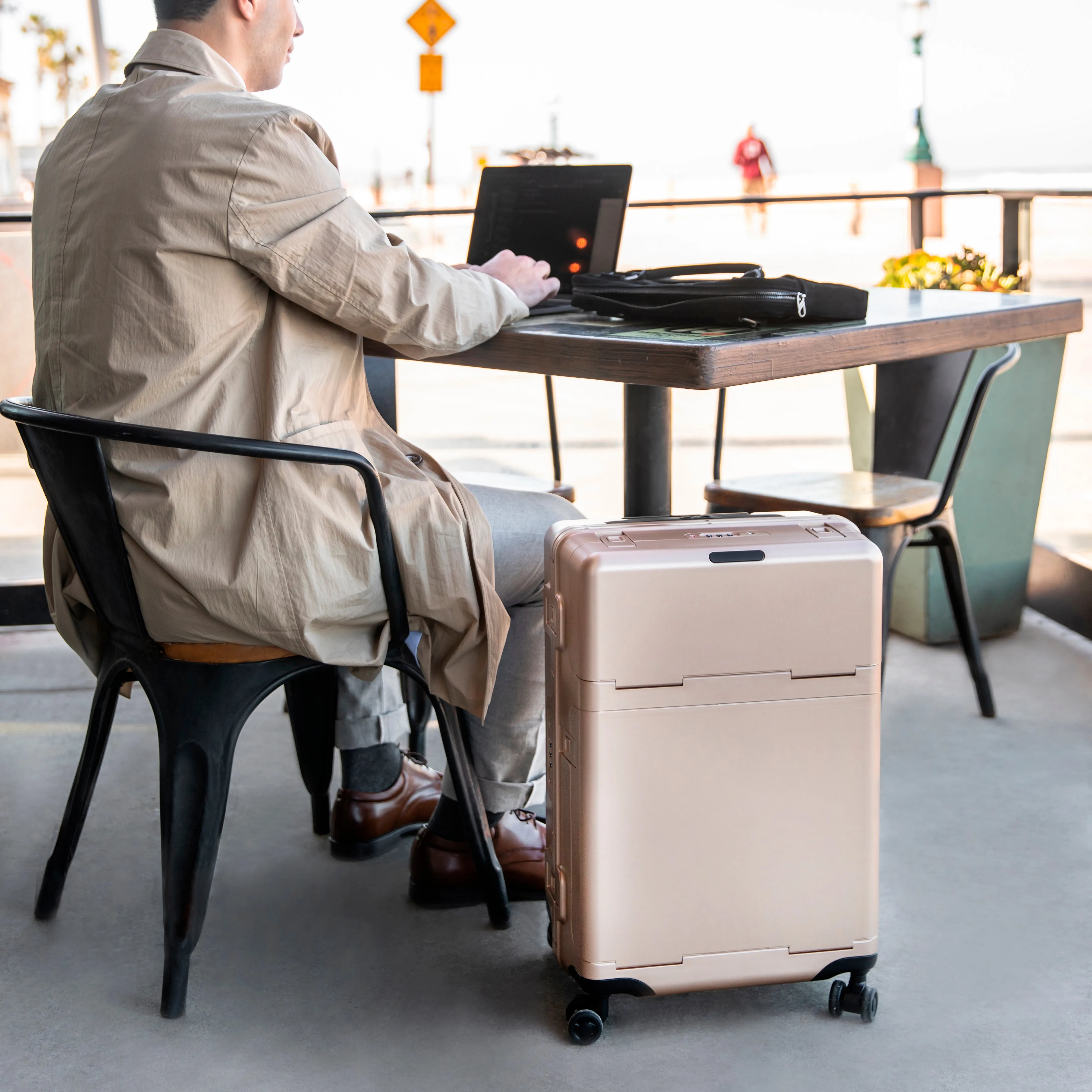 Barmes Carry-on Luggage including Laptop Satchel, Essentials Bag, Sorted Case