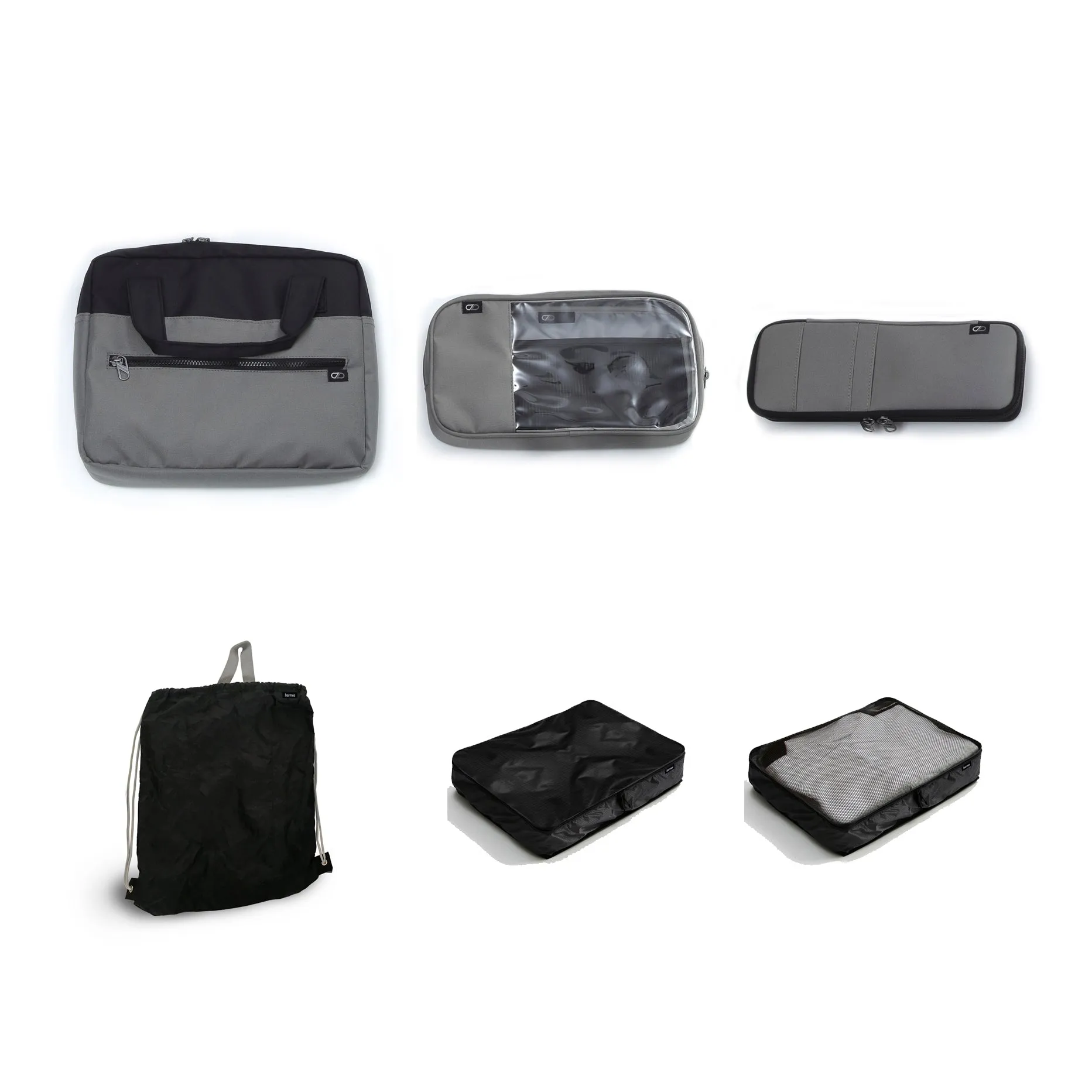 Barmes Carry-on Luggage including Laptop Satchel, Essentials Bag, Sorted Case