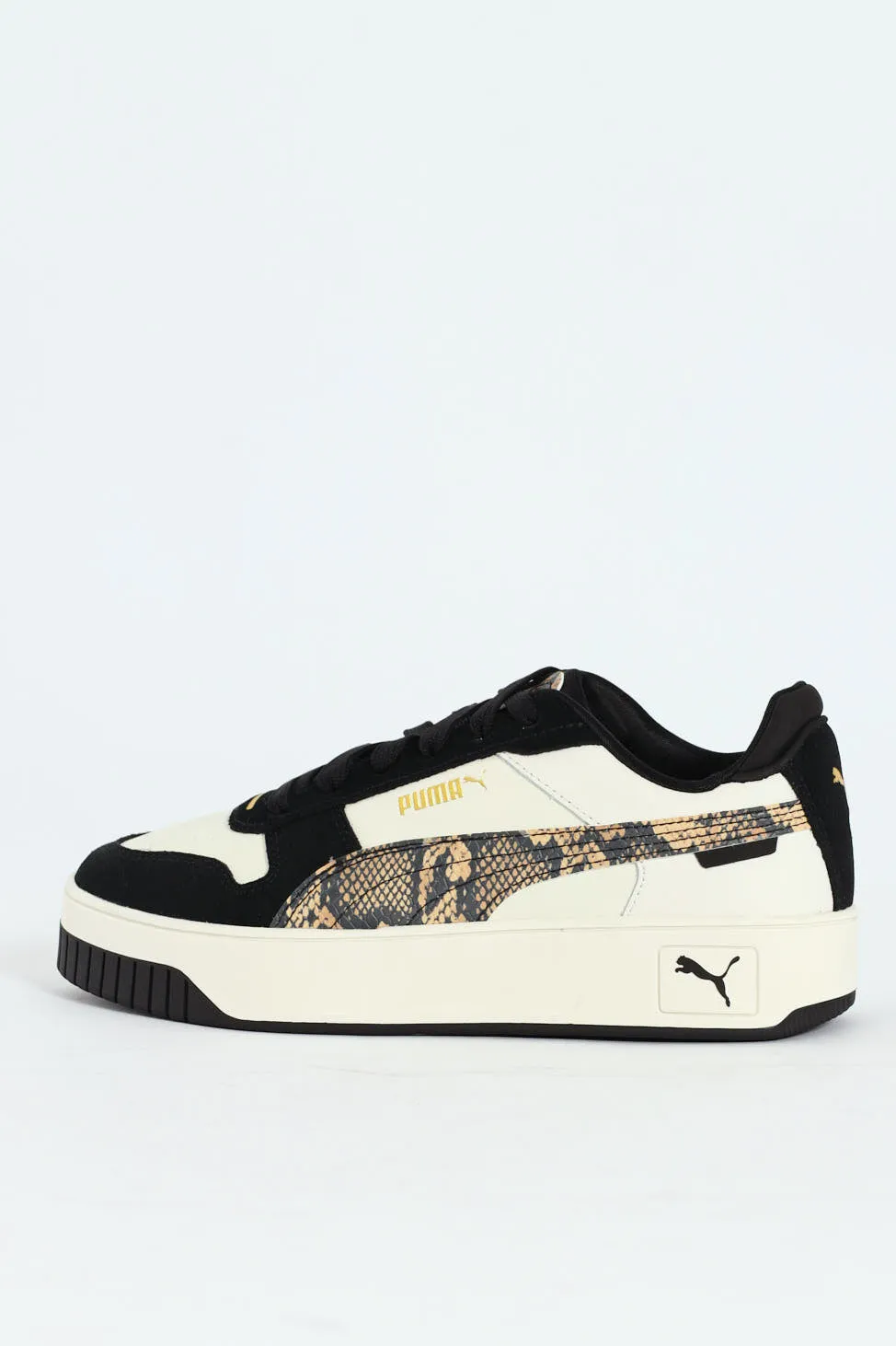 Carina Street Snake Chic Sneaker - White/Black