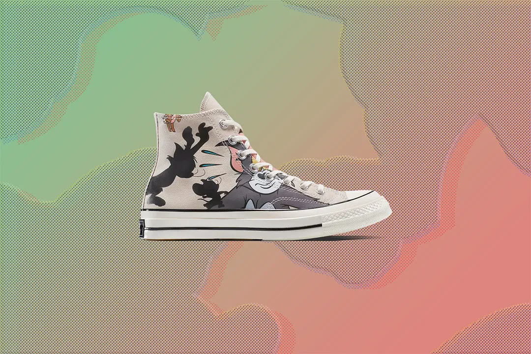 Converse x Tom and Jerry Chuck 70 Hi - Grey/Egret