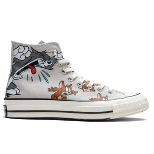 Converse x Tom and Jerry Chuck 70 Hi - Grey/Egret