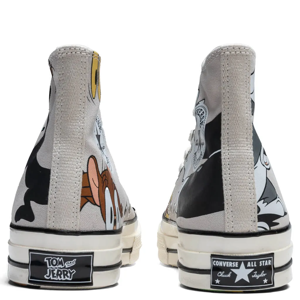Converse x Tom and Jerry Chuck 70 Hi - Grey/Egret