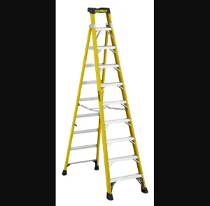 Featherlite 6910 - 10' EXTRA-HEAVY DUTY FIBERGLASS STEPLADDER