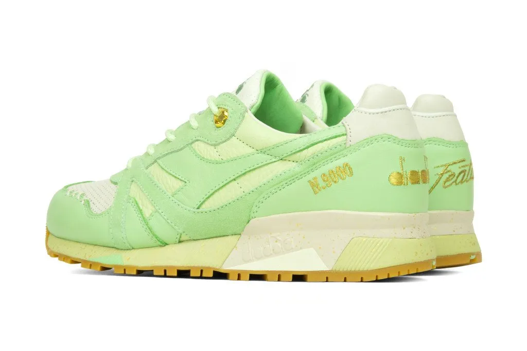 Feature x Diadora N9000 'Pistacchio' - Lake Green