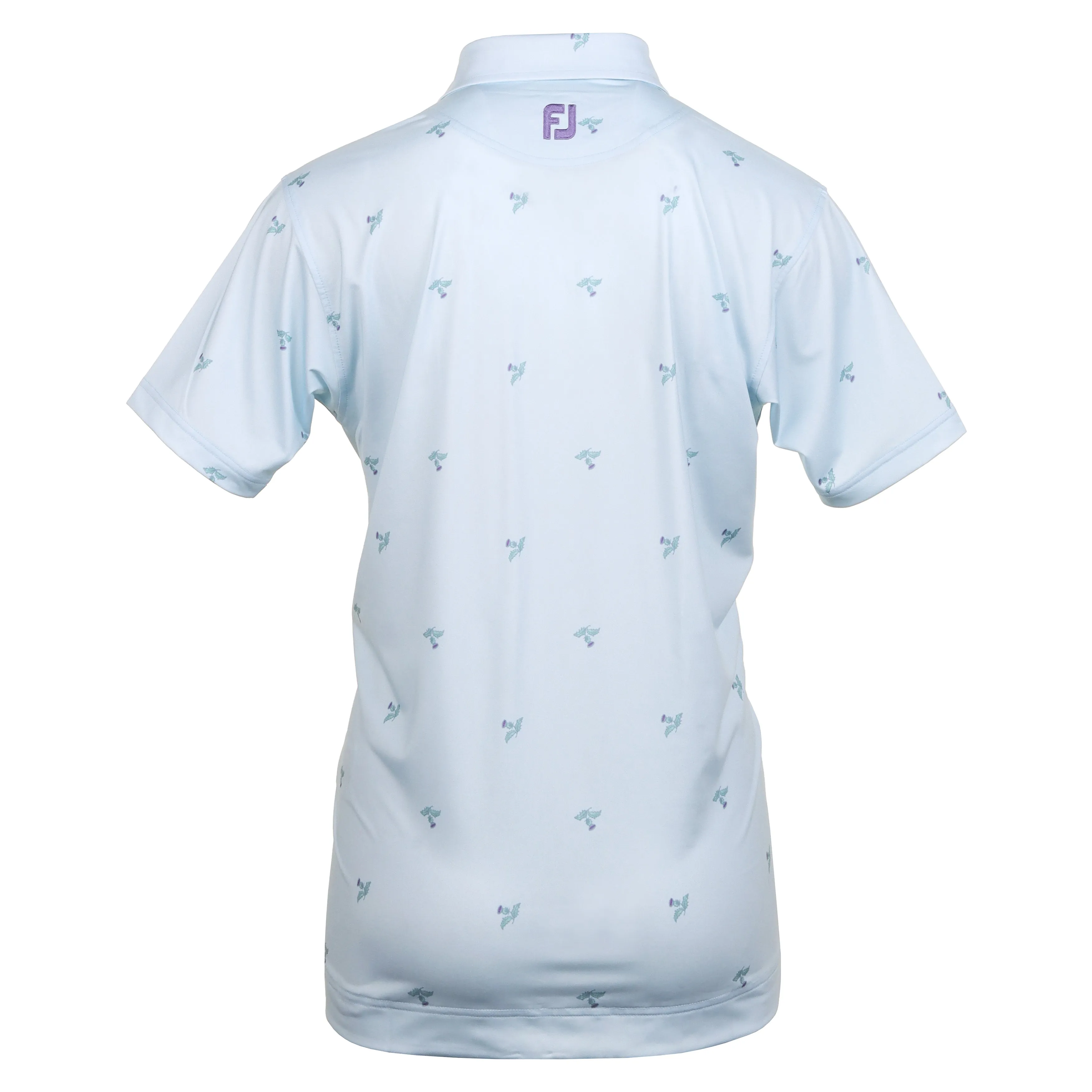 FootJoy Thistle Print Lisle Golf Shirt