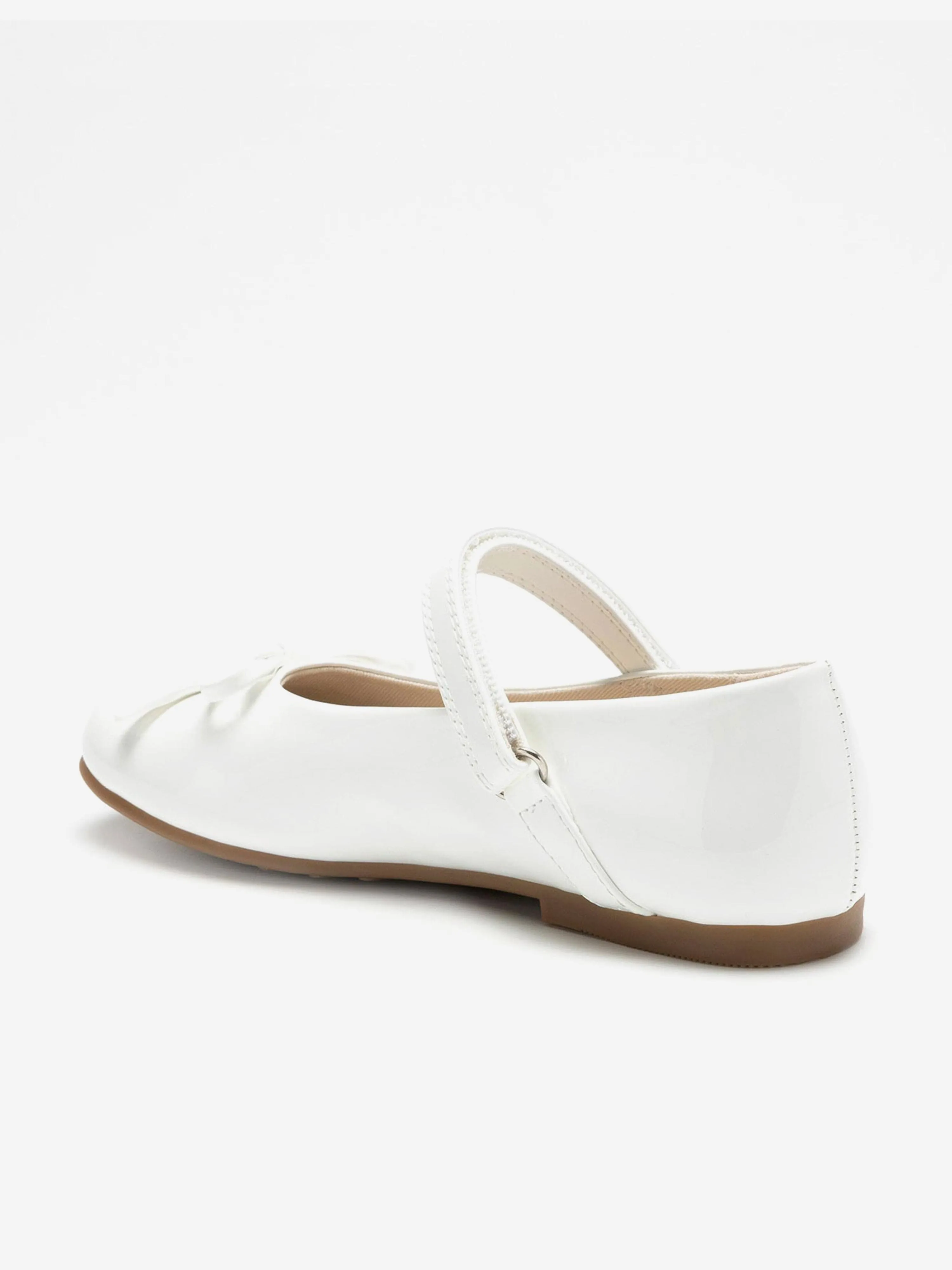 Girls Erica Ballerina Shoes in White
