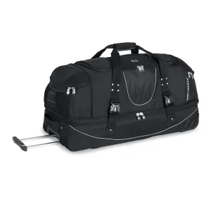 High Sierra 36" Drop Bottom Wheeled Duffel w/Backpack Straps (Black)