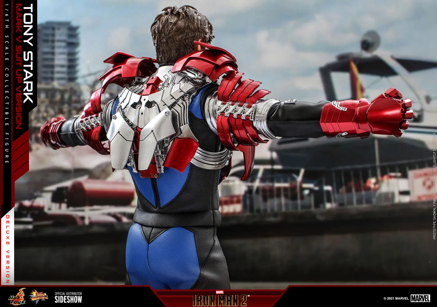 Hot Toys Sixth Scale Figure - Tony Stark (Mark V Suit Up Version) Deluxe Ver. - (Iron Man 2)