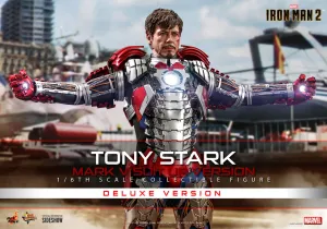 Hot Toys Sixth Scale Figure - Tony Stark (Mark V Suit Up Version) Deluxe Ver. - (Iron Man 2)