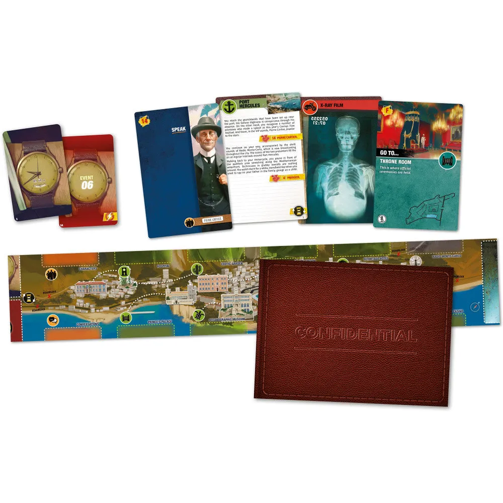 IELLO Guilty: Monaco 1955 Cooperative Deduction Board Game