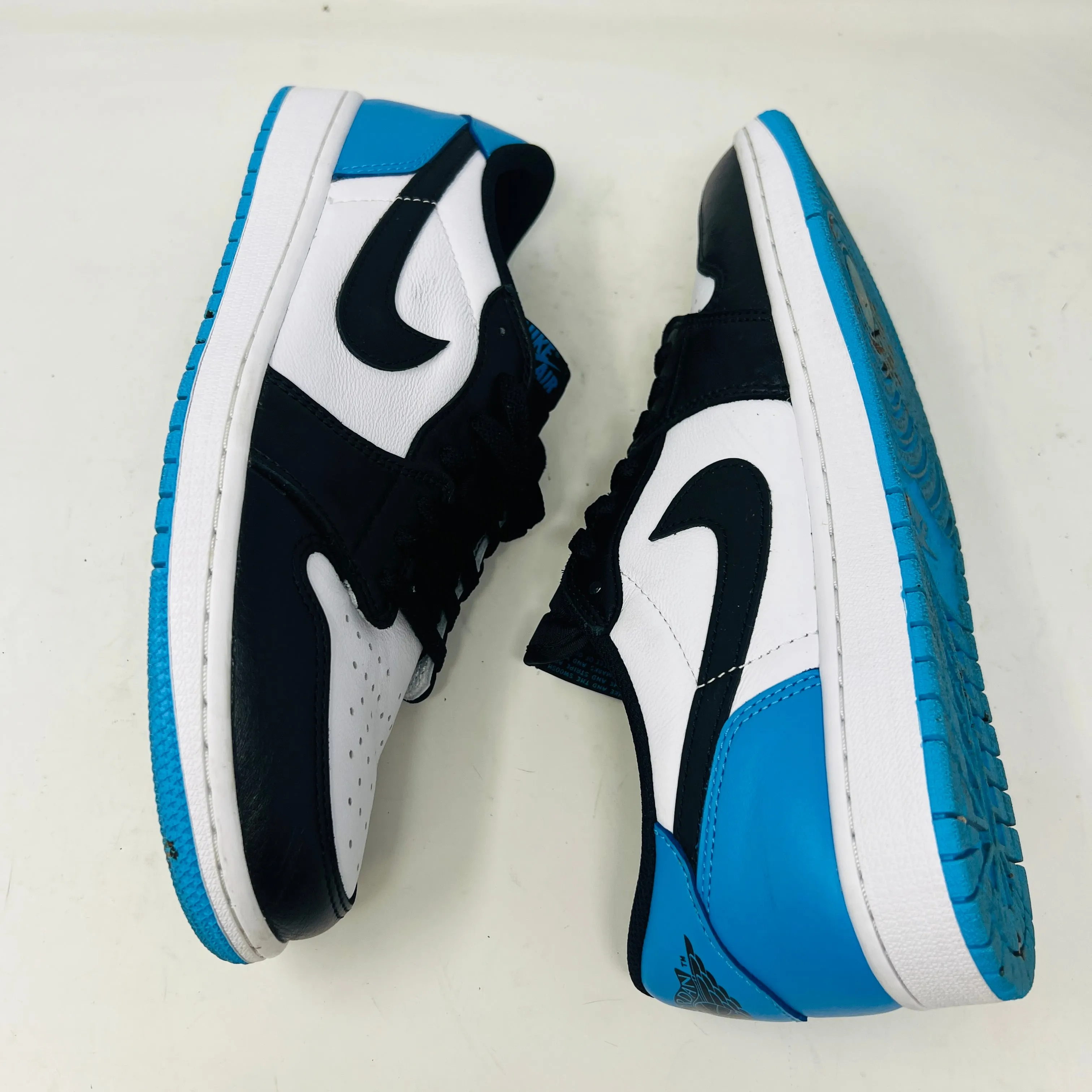 Jordan 1 Retro Low OG Black Dark Powder Blue