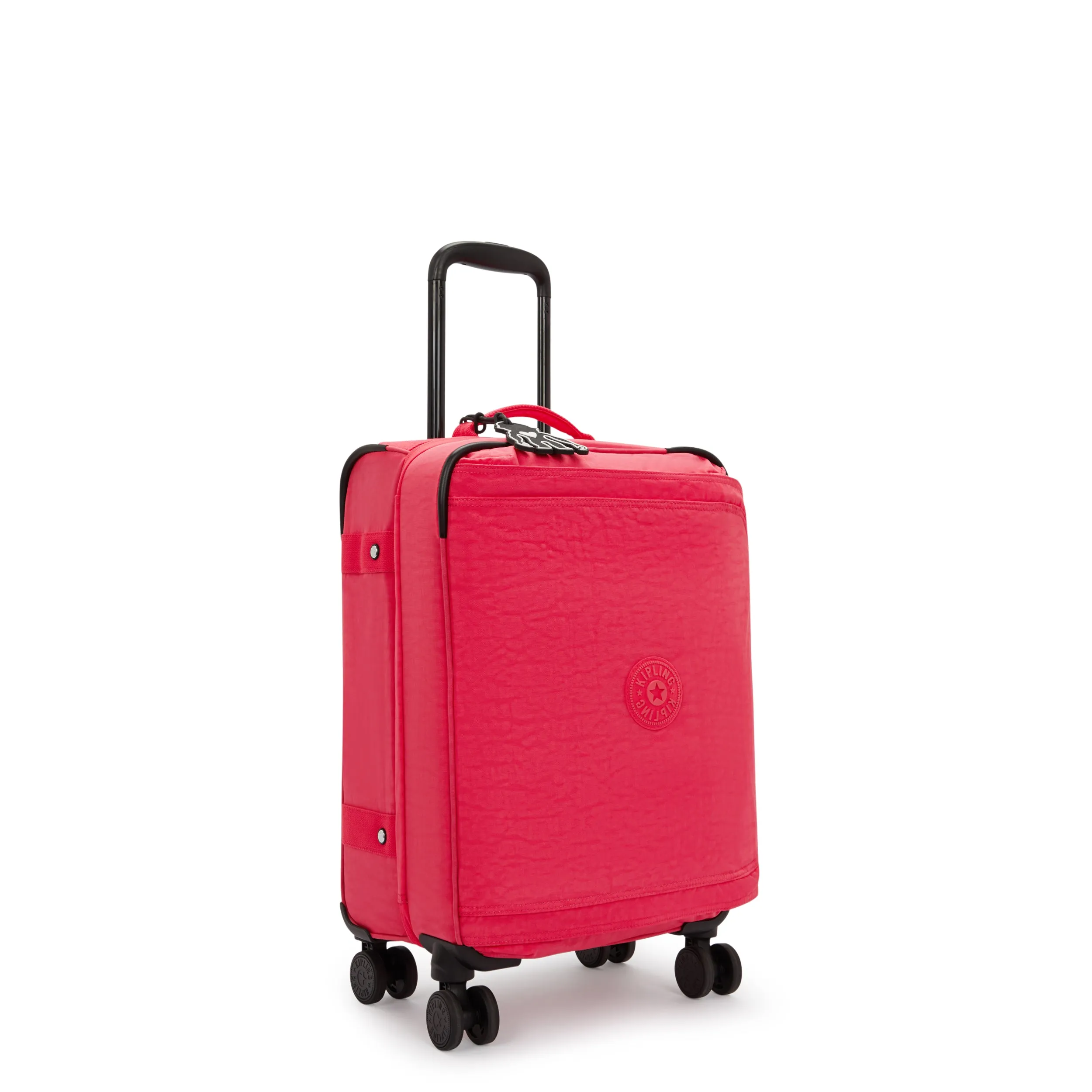 Kipling Spontaneous Small Rolling Luggage - Resort Pink