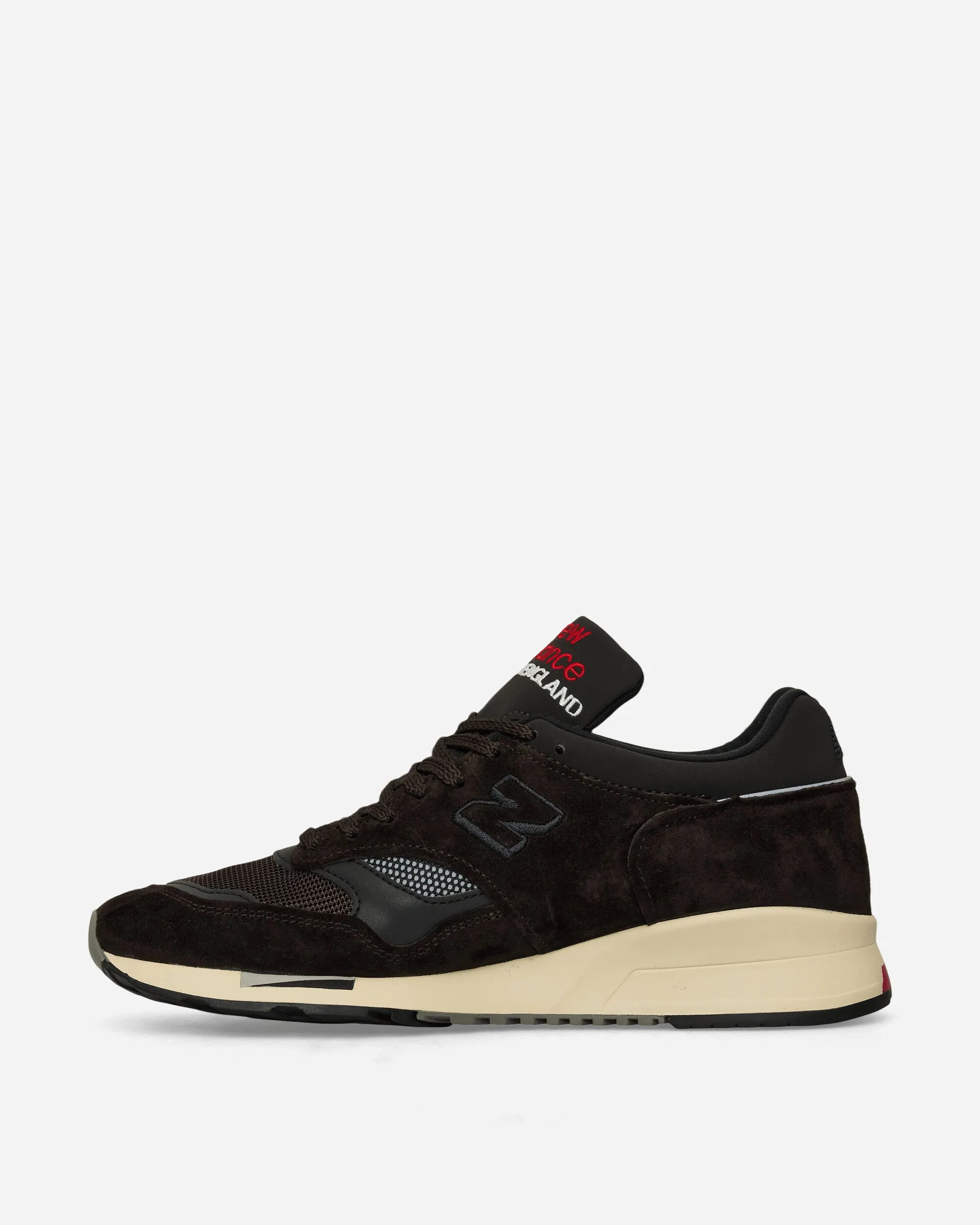 Made in UK 1500 Sneakers Black Coffee / Espresso / Tango Red