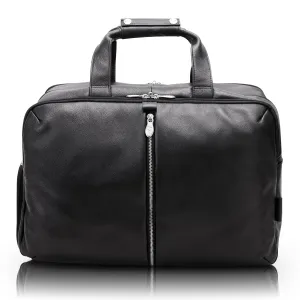 McKlein USA Avondale 22" Leather Triple Compartment Carry-All Travel Laptop Duffel