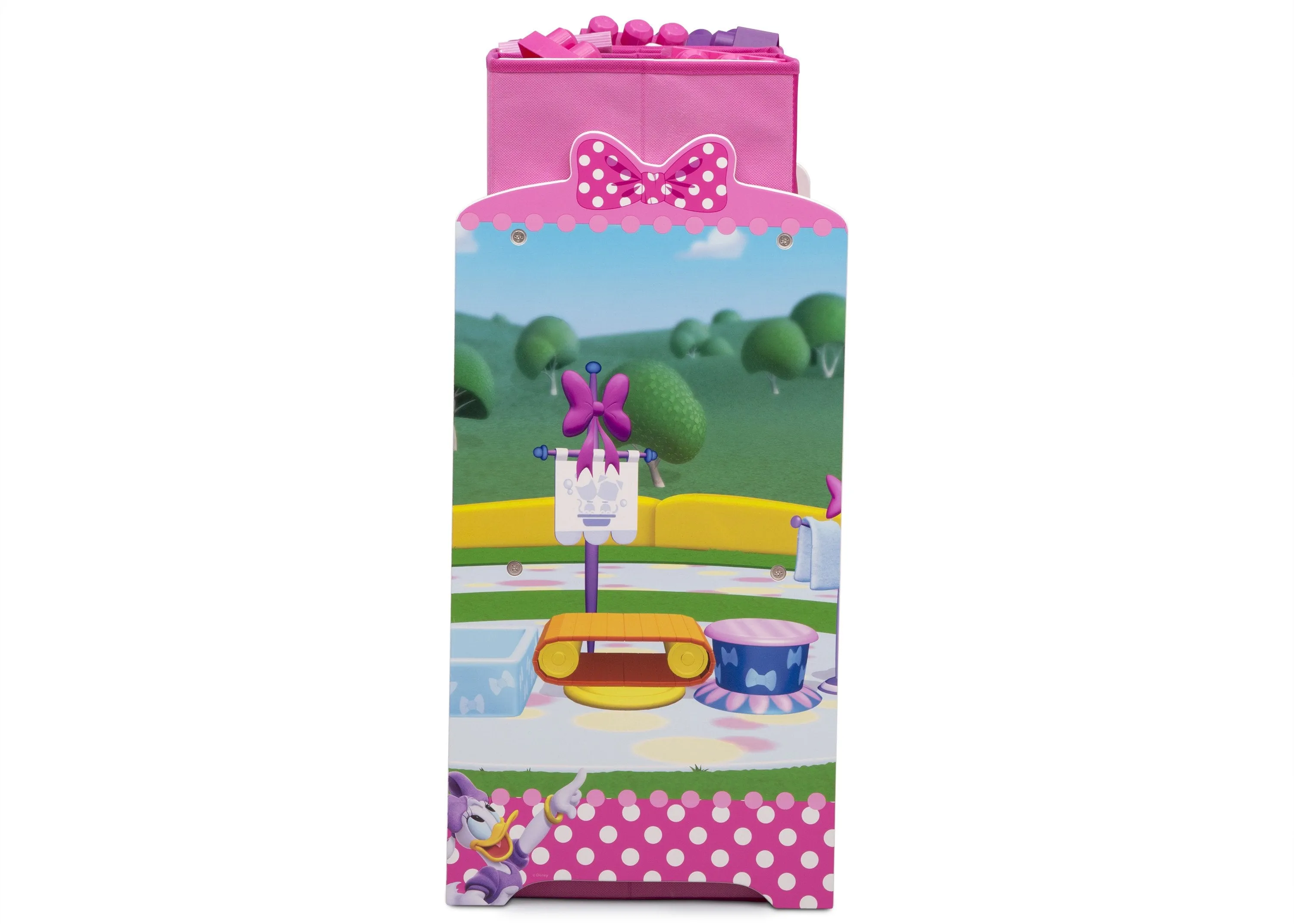 Minnie Mouse Design and Store 6 Bin Toy Organizer