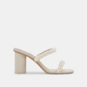 NOEL HEELS VANILLA PEARLS - re:vita