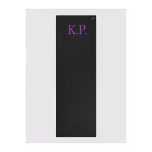Personalised Yoga Mat 6mm With Custom Design - Black