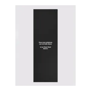 Personalised Yoga Mat 6mm With Custom Design - Black