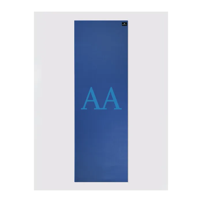 Personalised Yoga Mat 6mm With Custom Design - Blue