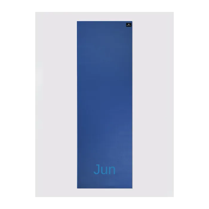 Personalised Yoga Mat 6mm With Custom Design - Blue