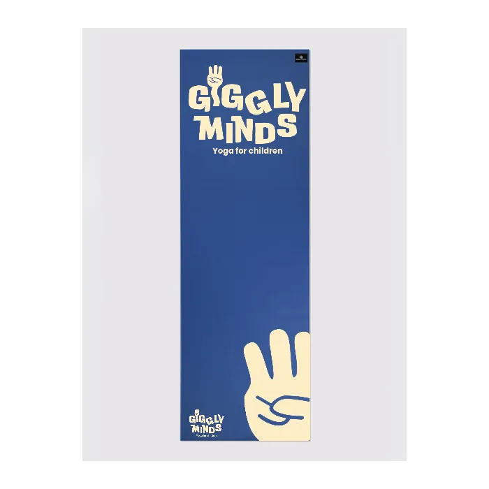 Personalised Yoga Mat 6mm With Custom Design - Blue