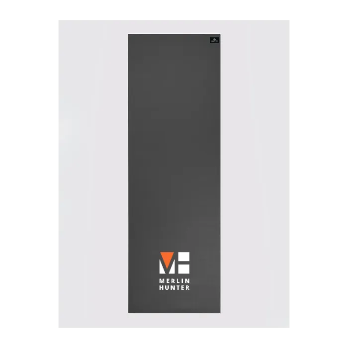 Personalised Yoga Mat 6mm With Custom Design - Graphite Grey