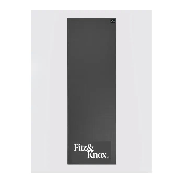 Personalised Yoga Mat 6mm With Custom Design - Graphite Grey