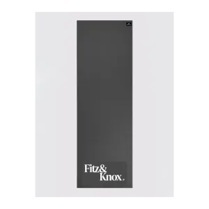 Personalised Yoga Mat 6mm With Custom Design - Graphite Grey