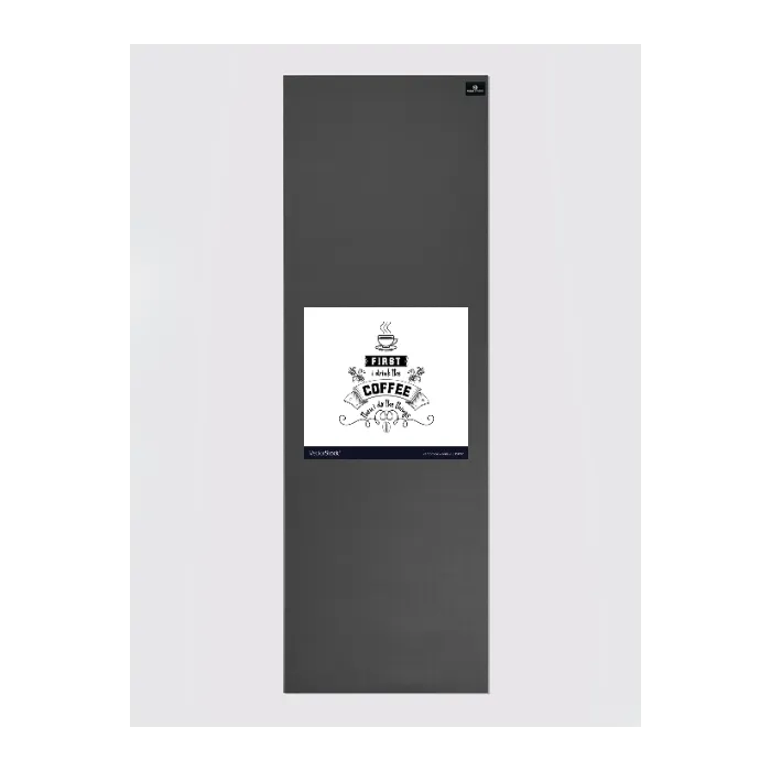 Personalised Yoga Mat 6mm With Custom Design - Graphite Grey
