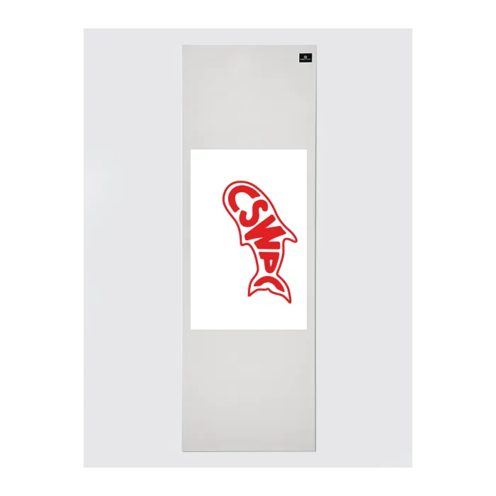 Personalised Yoga Mat 6mm With Custom Design - White