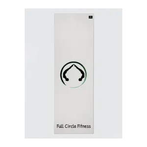 Personalised Yoga Mat 6mm With Custom Design - White