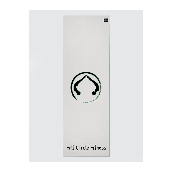 Personalised Yoga Mat 6mm With Custom Design - White