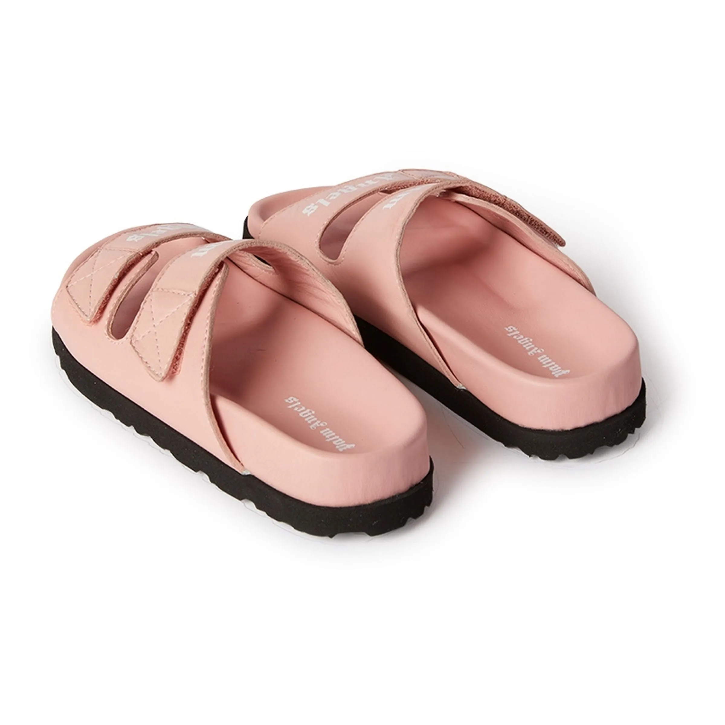 Pink Logo Sandals