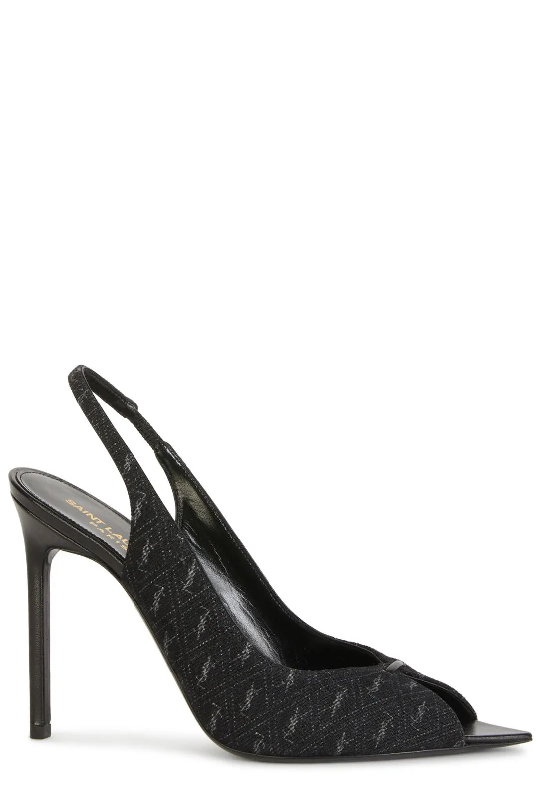Saint Laurent Logo Monogram High Heel Sandals