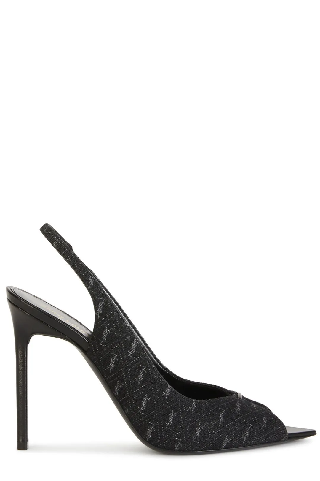 Saint Laurent Logo Monogram High Heel Sandals