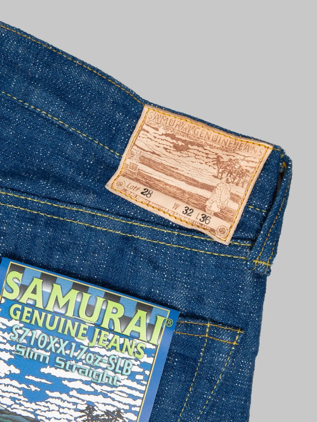 Samurai Jeans S710XX17OZ-SLB 17oz Murakumo Slim Straight Jeans