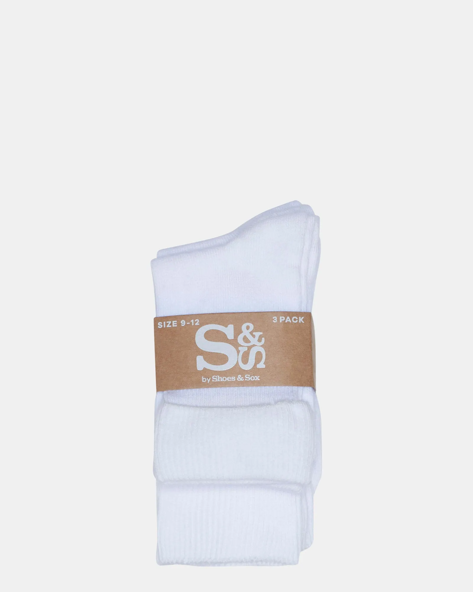 School Turnover 3 Pack White
