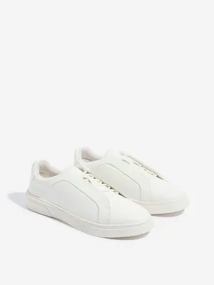 SOLEPLAY White Lace-Up Sneakers