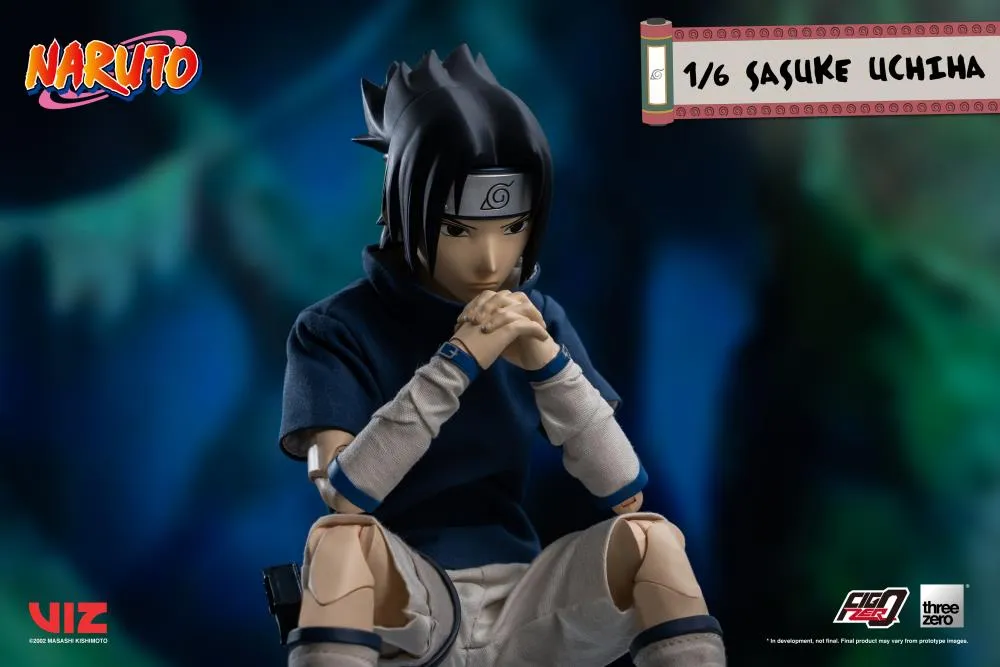ThreeZero FigZero 1/6 Naruto Sasuke Uchiha Scale Action Figure