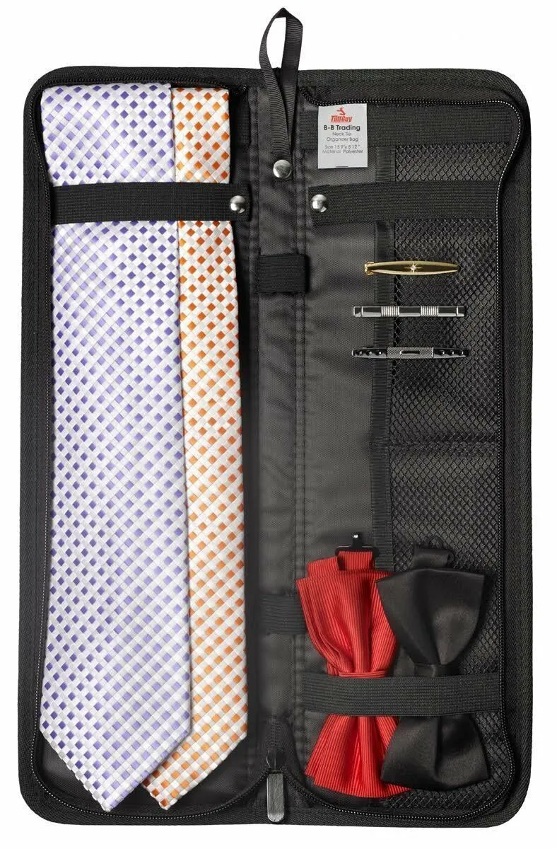 Travel Shoe Bags, Made of Strong Lustrous Ballistic Nylon (Black) (4-PK)