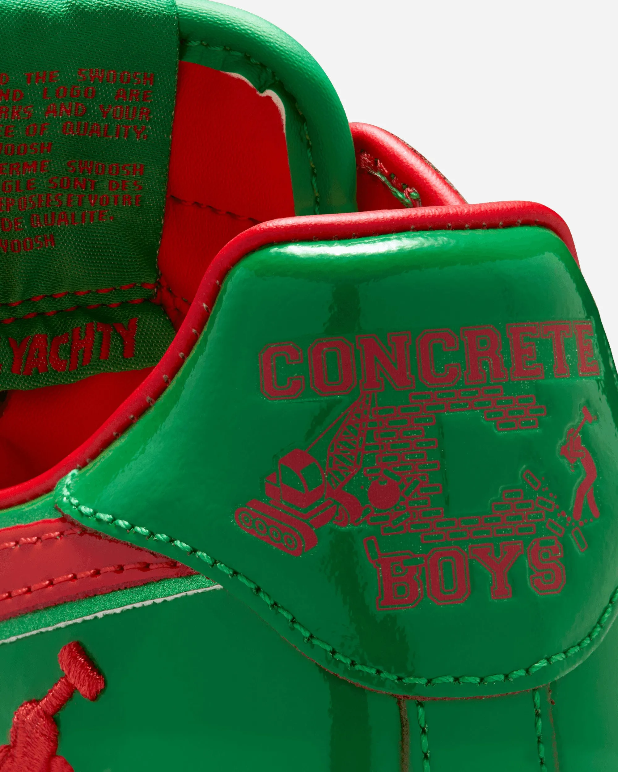 Us Force 1 Sneakers Lucky Green / Mystic Red