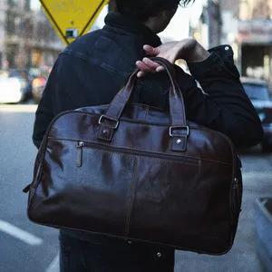 Voyager Satchel Duffle - Brown